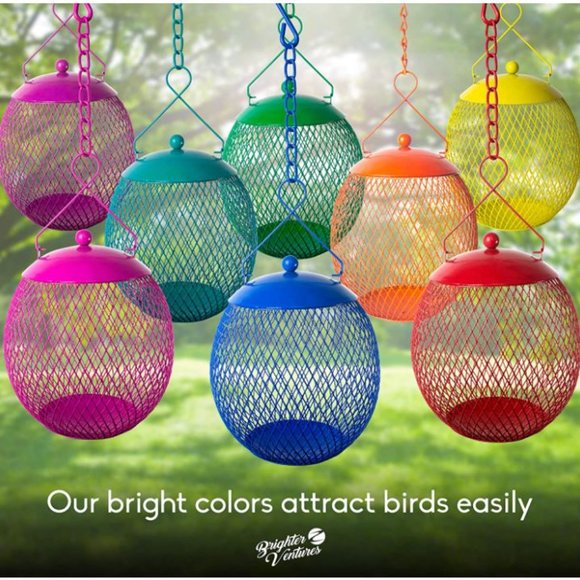 NWT-  Globe Bird Feeder - Green - Picture 2 of 6